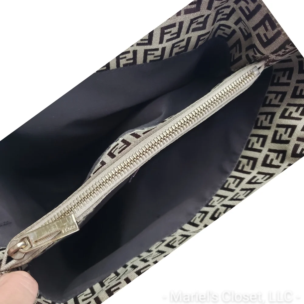 Authentic Fendi Zucca Tote with Dustbag #2711M - Picture 6 of 8